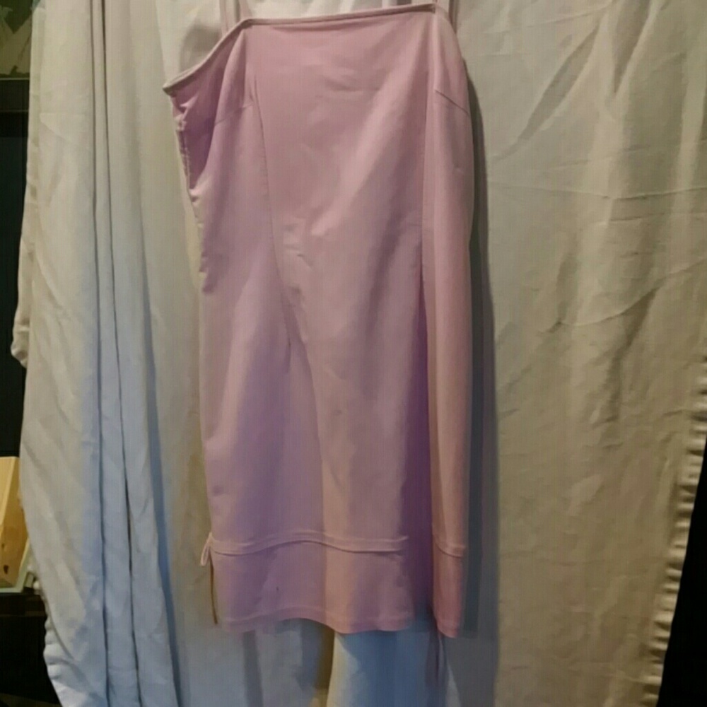 Plain pink dress